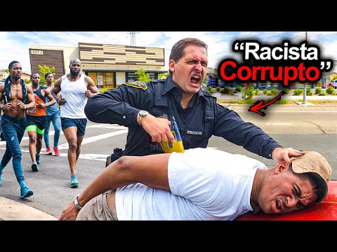 Cuando POLICÍAS RACISTAS Son Enfrentados Por AUTORIDAD Superior