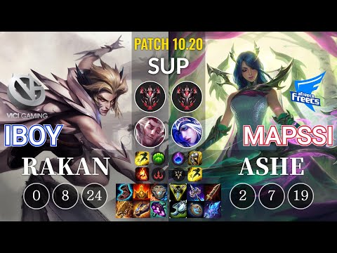 VG iBoy Rakan vs AF MapSSi Ashe Sup - KR Patch 10.20