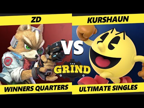 The Grind 170 Winners Quarters - ZD (Fox) Vs. Kurshaun (Pac-Man) Smash Ultimate - SSBU