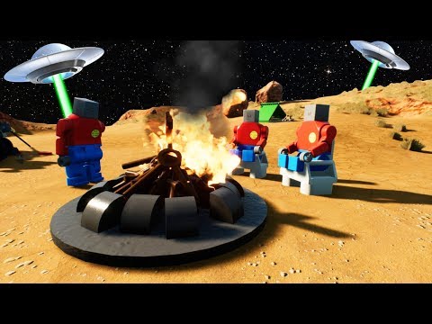 LEGO ALIENS FOUND ON CAMPING TRIP IN AREA 51?! (Brick Rigs Gameplay Roleplay) Lego Aliens!