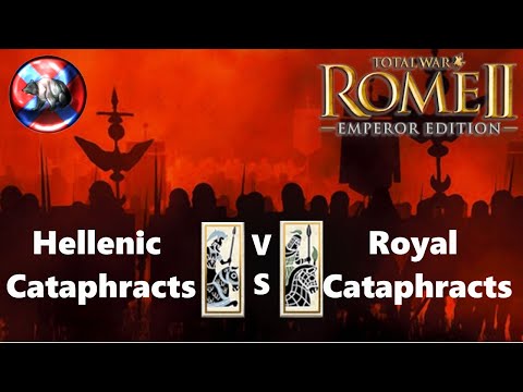 Hellenic Cataphracts VS Royal Cataphracts  1v1 Rome 2