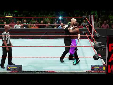 HWE RAW EP 17 Baron Corbin vs Cedric Alexander US Championship
