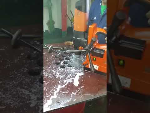 Tube plate drilling