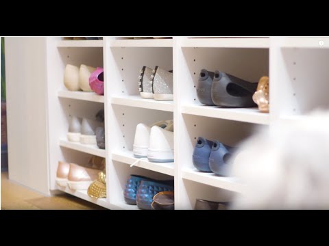 Youtuberin Michaela Engelshowe stellt Ihr neues Zuhause vor - maßgeschneiderter Schuhschrank inklusive