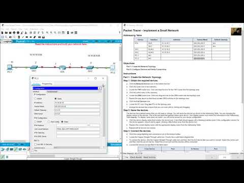 1.6.1 Packet Tracer - Implement a Small Network