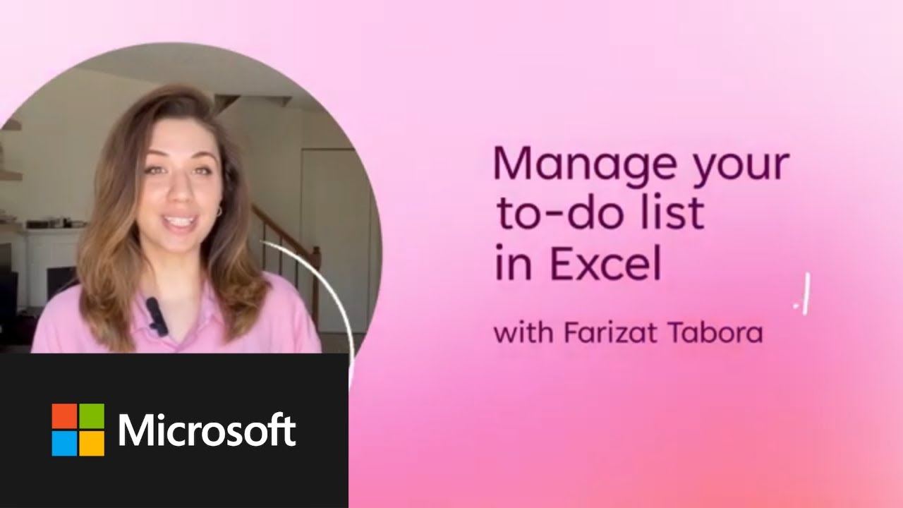 Microsoft Create: Create a to-do list in Excel