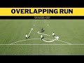Overlap Passing Football/Soccer Drill | Overlapping Run | Warm Up | U10 - U11 - U12 - U13 |