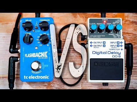 TC Electronic FLASHBACK 2 VS Boss DD-8 Delay // Comparison [NO TALK / ONLY TONES]