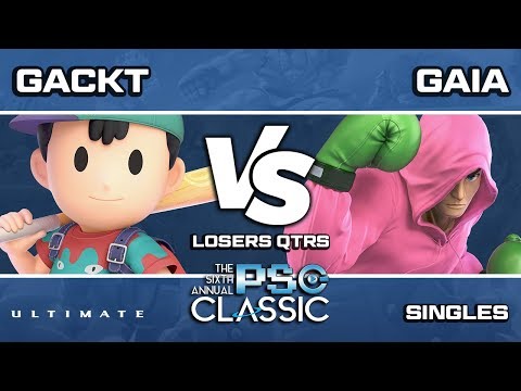 PSG Classic 2019 Smash Ultimate Geki | Gackt (Ness) vs Geki | Gaia (Little Mac) Losers Quarters