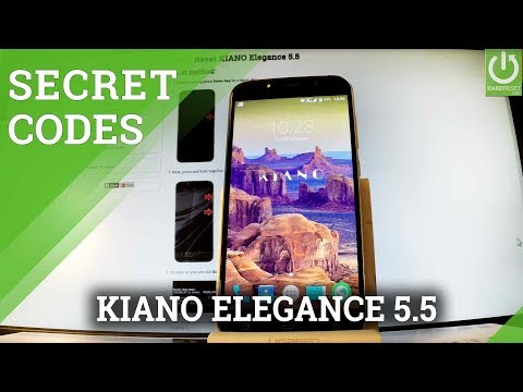 How to Use Secret Codes in KIANO Elegance 5.5 - Hidden Menu / Tricks