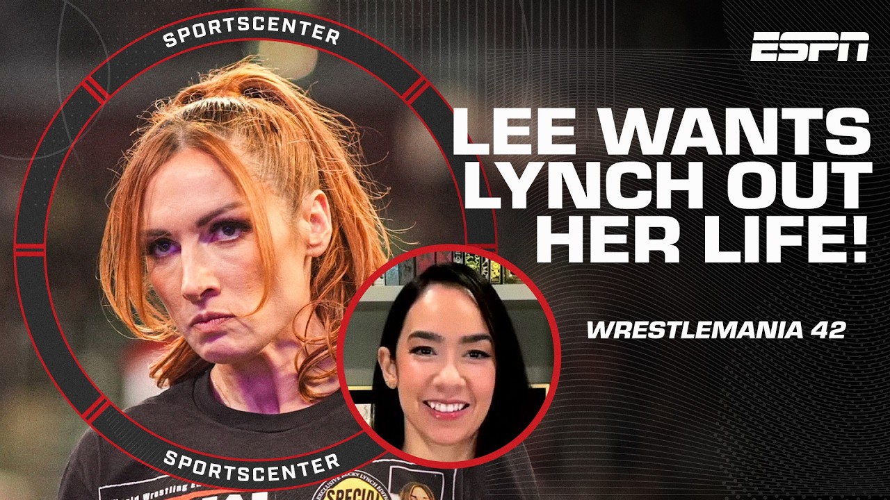 AJ Lee is aiming to HUMILIATE Becky Lynch during rematch at WrestleMania 42 😮 | SportsCenter