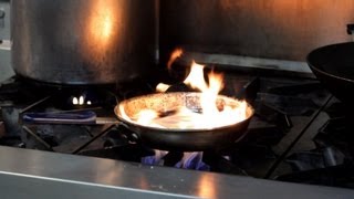 How to Prevent &amp; Douse a Kitchen Fire | Deep-Frying