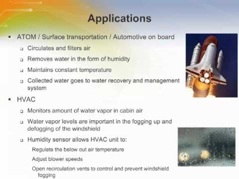 Applications of humidity sensors