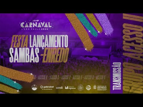 Festa de Lançamento dos Sambas-Enredo SP 2026 | Grupo de Acesso II