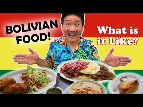 Trying BOLIVIAN FOOD for the First Time (Saltenas to Silpancho)!