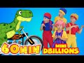 Dino Stomp Jump Dance With Mini DB Mega Compilation D Billions Kids Songs