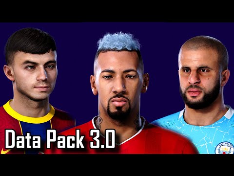 PES 2021 - Data Pack 3.0 🔥 ALL 50+ NEW FACES UPDATE ✅ ft. Pedri, Araujo, Boateng, Chilwell