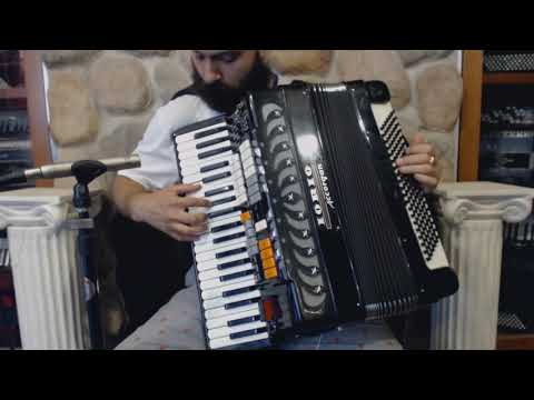 3761 - Black Iorio G Series Elka 77 Piano Accordion LMM 41 120 $1199