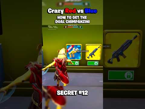 Unlock the New Duel Chimpanzini Gun in Crazy Red vs Blue in Fortnite! [RVB Secret]