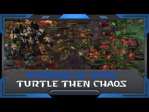 StarCraft 2 (RuFF Highlight): Turtle Then Chaos