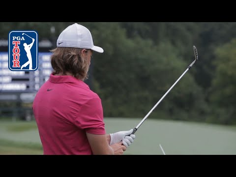 Tommy Fleetwood's pre-round warm-up routine