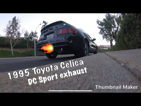 1995 Toyota Celica axleback exhaust