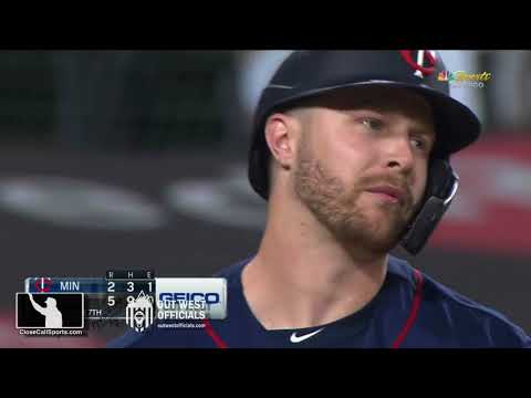 Ejections 58-59 - Umpire Will Little Ejects Nelson Cruz & Rocco Baldelli After Strike Three Call