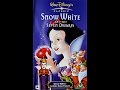 Digitized Opening To Snow White And The Seven Dwarfs UK VHS Version 2