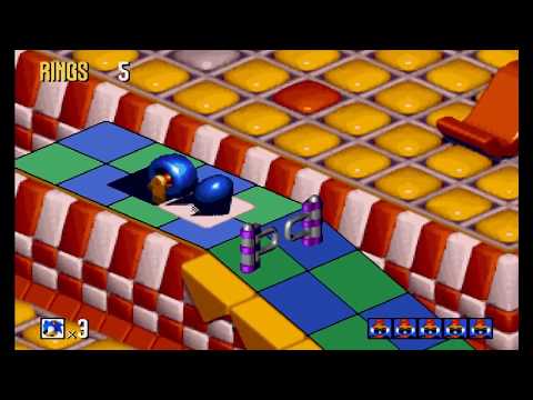 494 Sonic 3D Blast Both endings Sega Genesis Mega Drive, HD 60fps