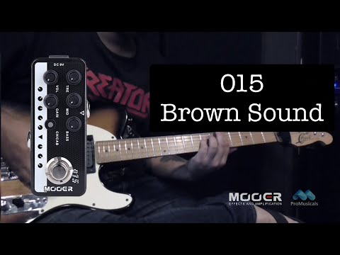 Mooer 015 Brown Sound Micro Preamp Demo by Premik Jolly