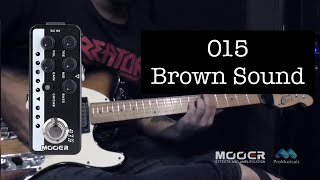 Video thumbnail for Mooer 015 Brown Sound Micro Preamp Demo by Premik Jolly by ProMusicals