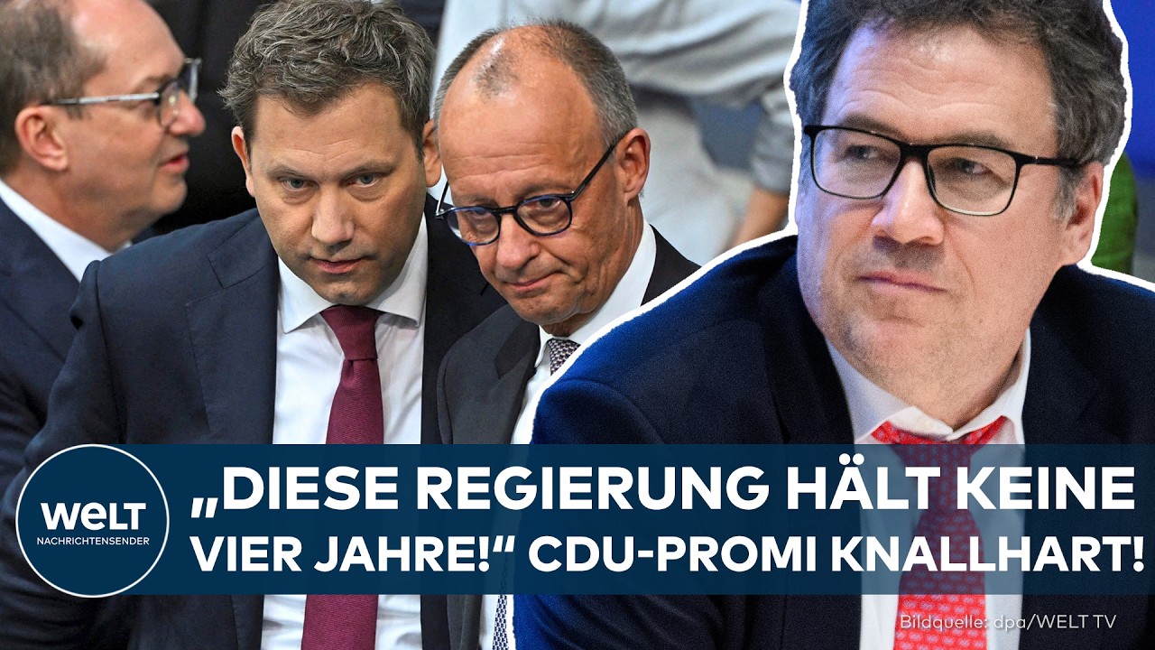 SCHOCK-AUSSAGE: CDU-Promi knallhart! „Diese Regierung hält keine vier Jahre!“