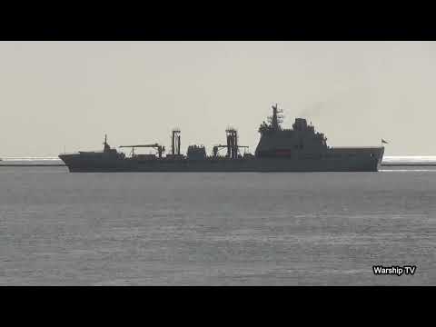 RFA TIDESURGE A138 IN PLYMOUTH SOUND - 25th February 2022