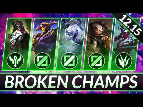 3 BROKEN Champions for EVERY ROLE in Patch 12.15 - CHAMPS to MAIN for FREE LP - LoL Guide