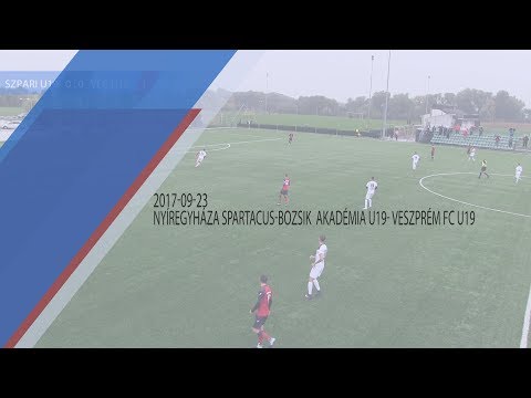 U19 II. o. 09.23.: Nyíregyháza Spartacus-BJLA – Veszprém FC 5:0 (2:0) összefoglaló