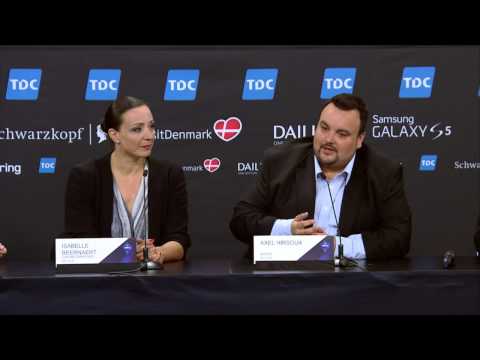 ESCKAZ in Copenhagen: Axel Hirsoux (Belgium) press-conference