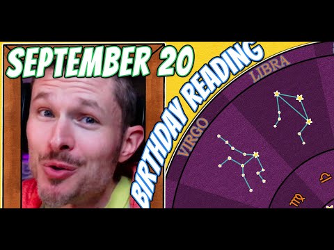 'Secret Language of Birthdays' September 20 Birthday Reading 🎂