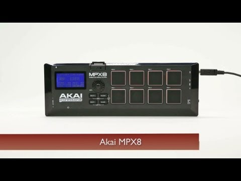AKAI MPX8 Mobilusis SD grotuvas, Juodas video