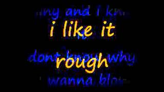 Lady Gaga   I like it rough   Lyrics on screen
