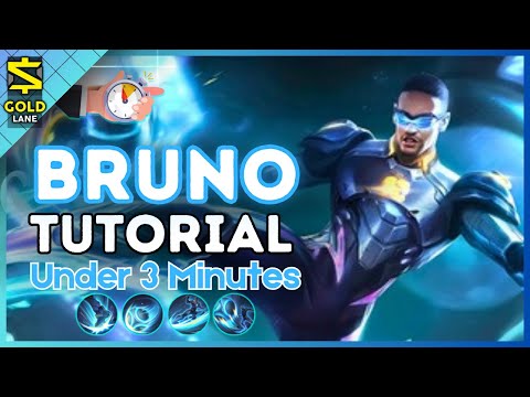 3-Minute Bruno Tutorial in the Gold Lane || (MLBB S35) 2025