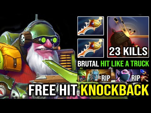 When Rapier Sniper Get Free Hit Knockback | WTF Hit Like a Truck vs Hard Carry PL Dota 2
