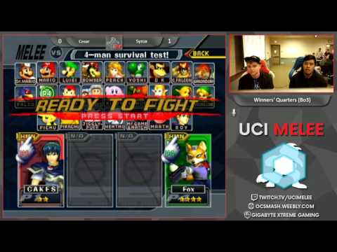 UCI Biweekly 28 - Syrox(fox) vs Cesar(marth)
