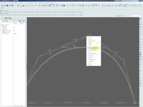 Curvature Continuity between two sketched splines in pro|engineer Wildfire 5.0