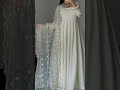 White Anarkali Suit For Eid 2025