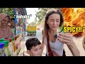 When A Non Indian Tries INDIAN LEVEL SPICE Kerala STREET FOOD