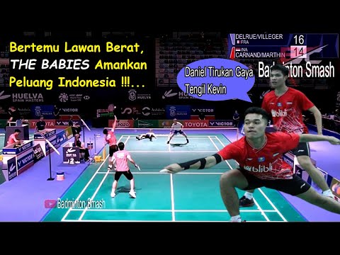 The Babies Hampir Kalah!!! Leo Rolly CARNANDO/Daniel MARTHIN vs Fabien DELRUE/William VILLEGER