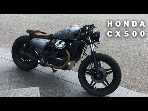 Honda CX 500 C Caferacer Scrambler Brat Build, from 1981