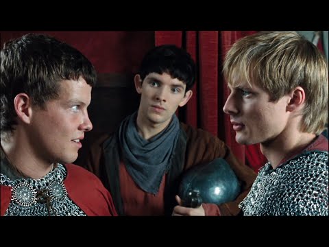 Merlin – 1x09 – Excalibur – Arthur Gives Owain Some Advice [HD] [CC]