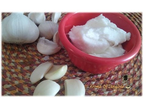 Smooth and Silky Garlic Sauce - English