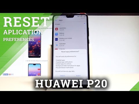 How to Reset App Preferences in HUAWEI P20 - Android App Settings |HardReset.Info